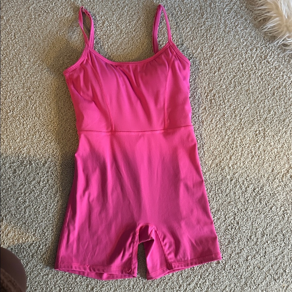 Pink Sleeveless Romper